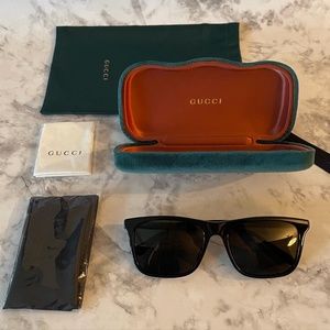 gucci sunglasses with case full set - brand new authentic